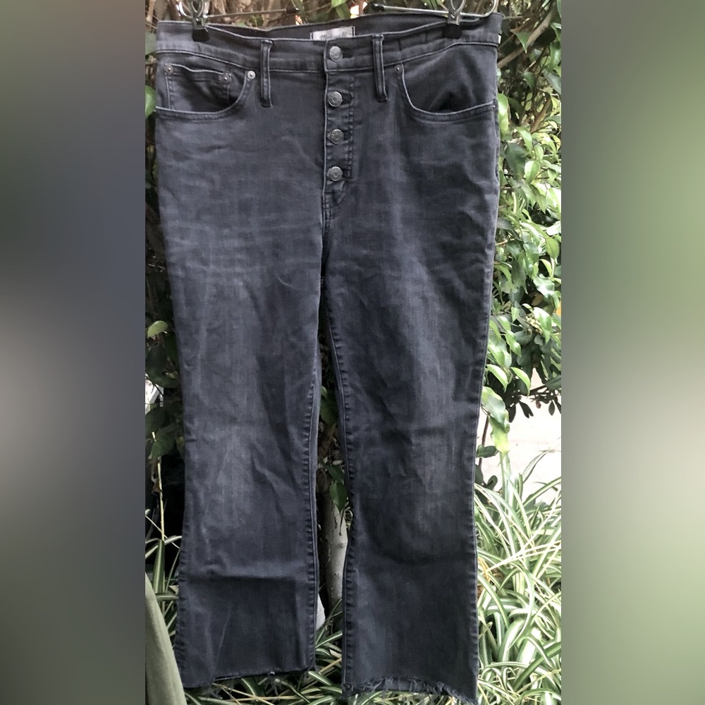 🎉 😍 MADEWELL CALI DEMI BOOT BLACK JEANS SZ 31 ! 🎊